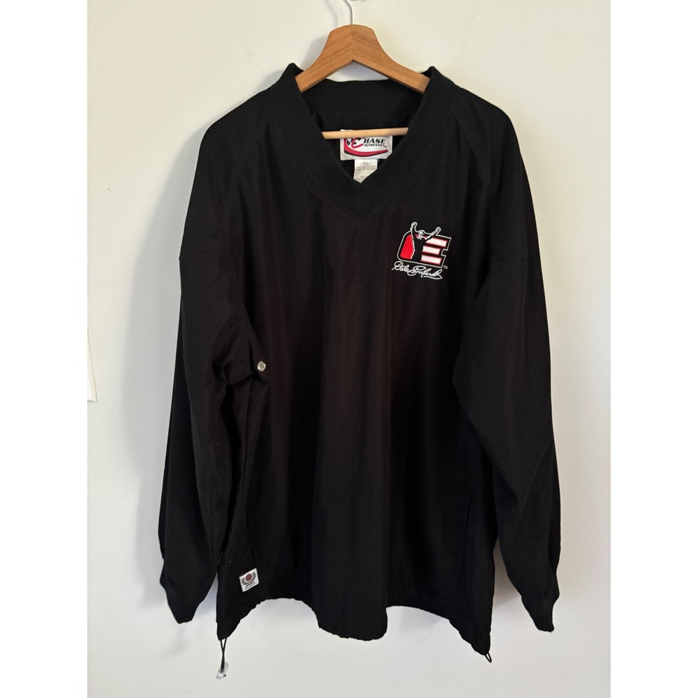 Chase Authentics Dale Earnhardt NASCAR Windbreaker Pullover Black Mens XXL